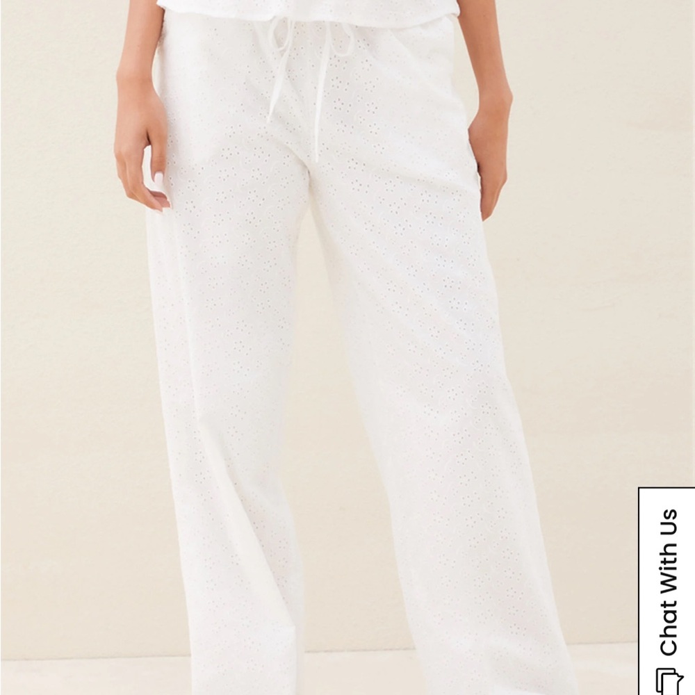 Pacsun Beverly and Beck White Eyelet Pants